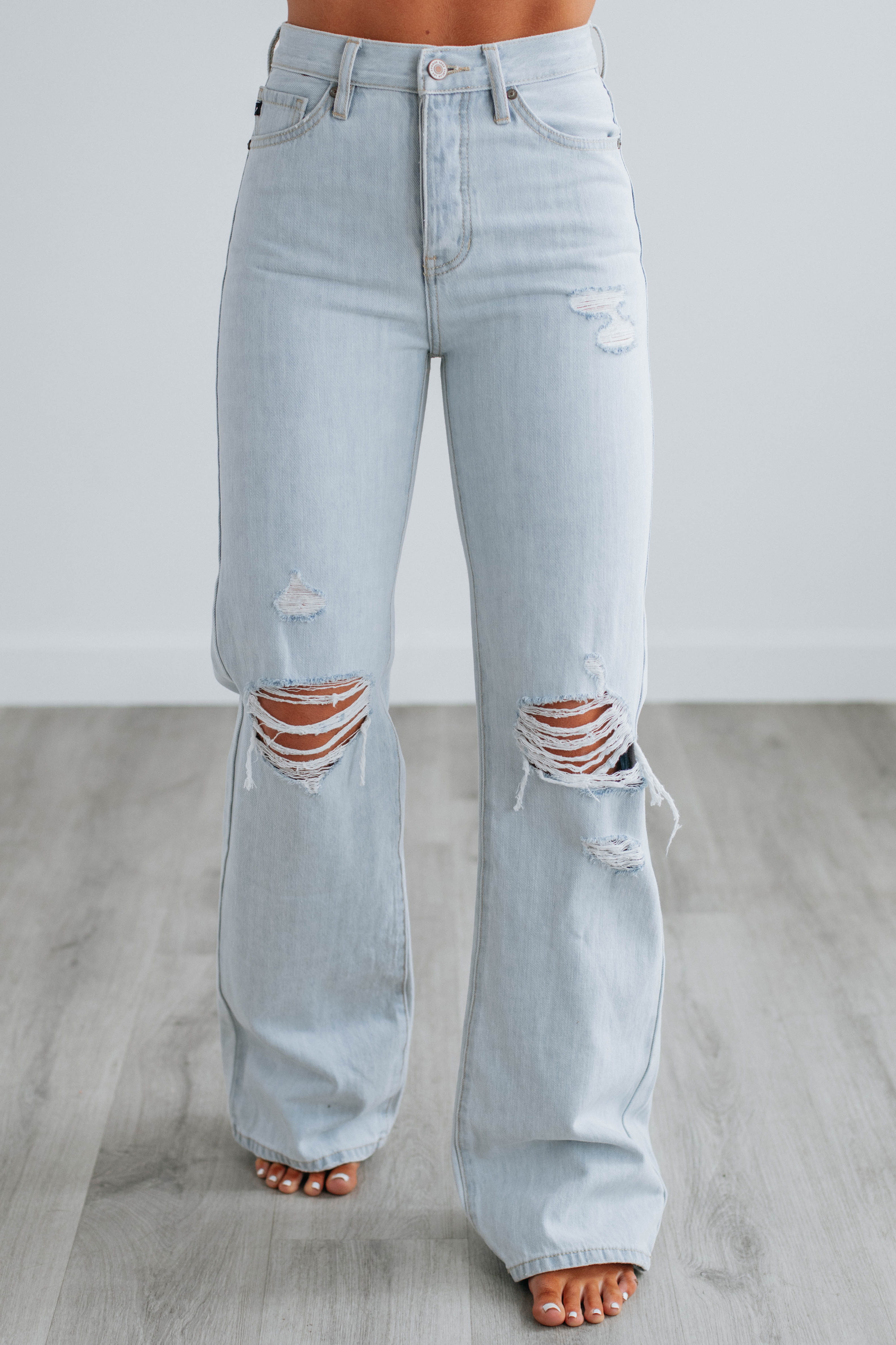 KanCan light wash ripped newest jeans