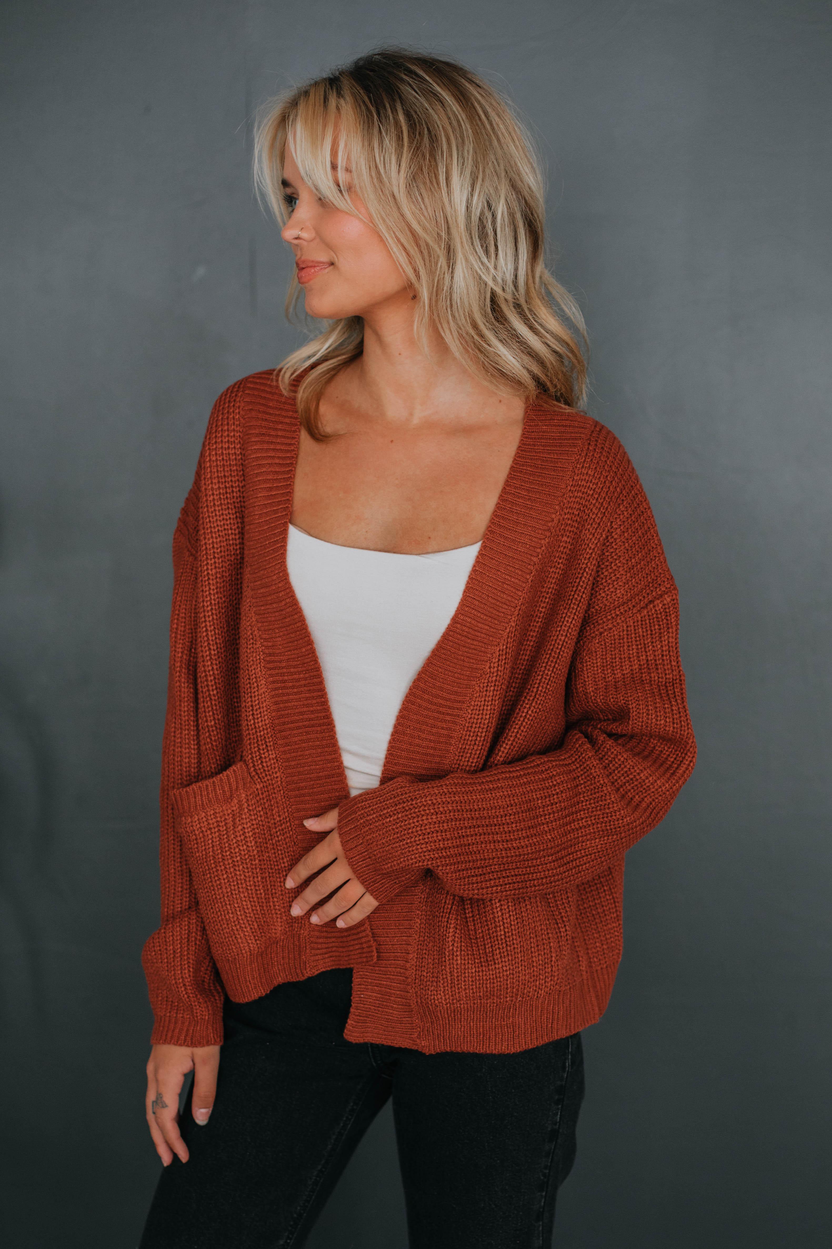 Mariana Cardigan - Brick