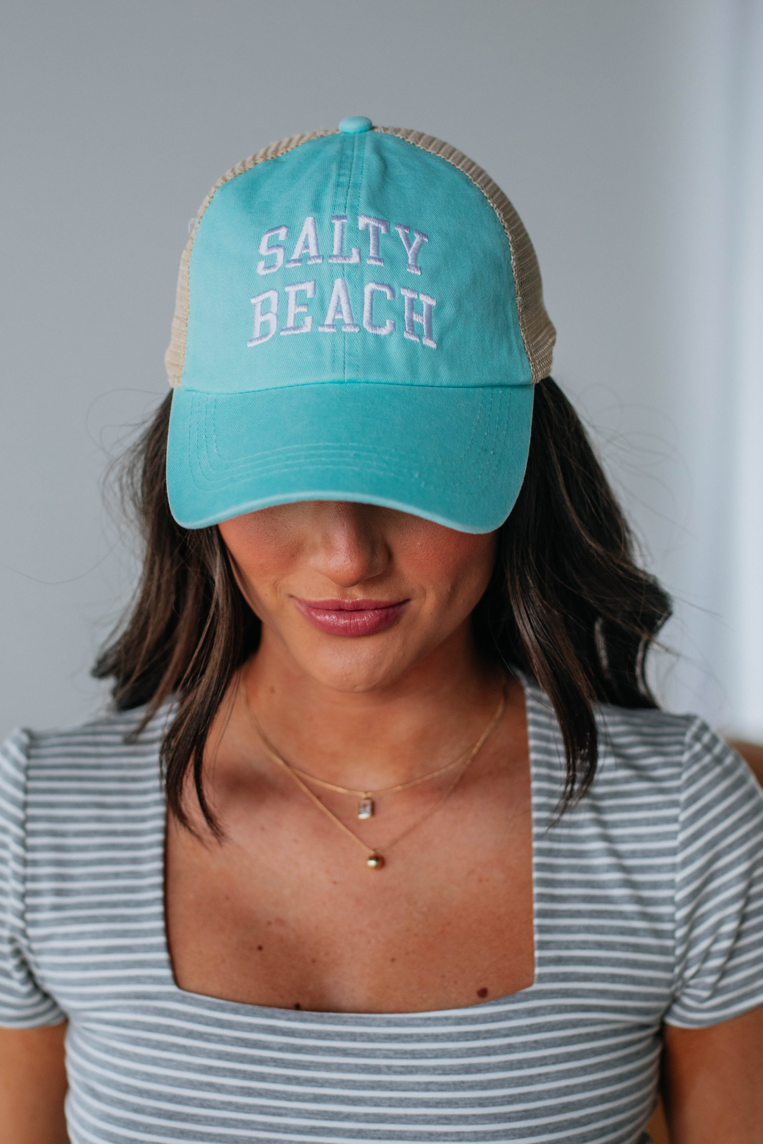 Salty baseball fashion cap