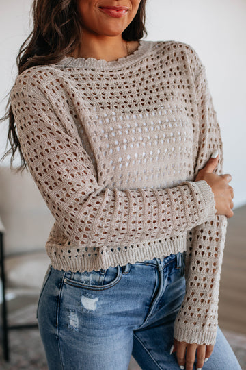 Addie Knit Sweater - Oatmeal