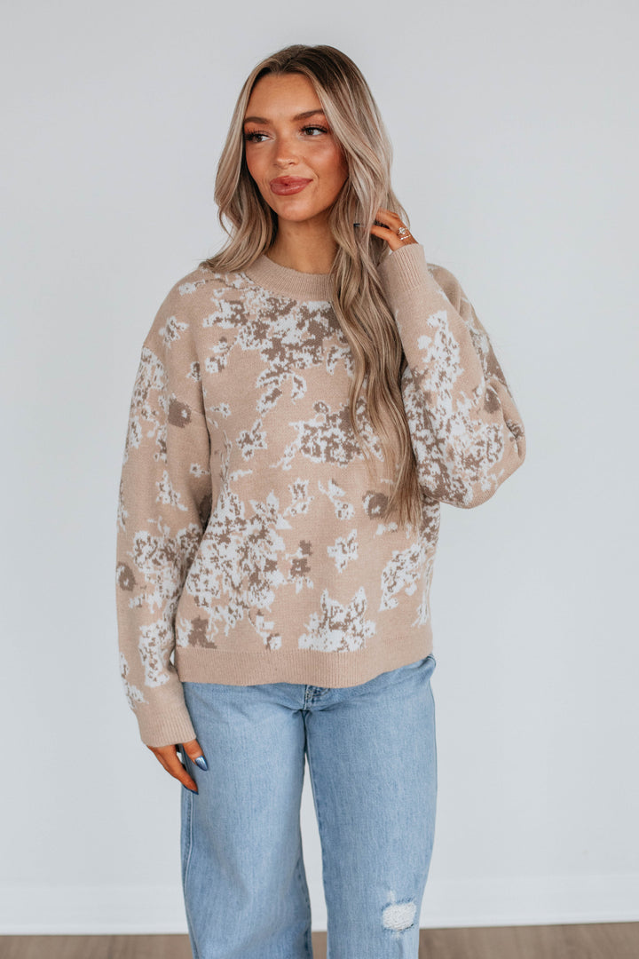 Adele Floral Sweater