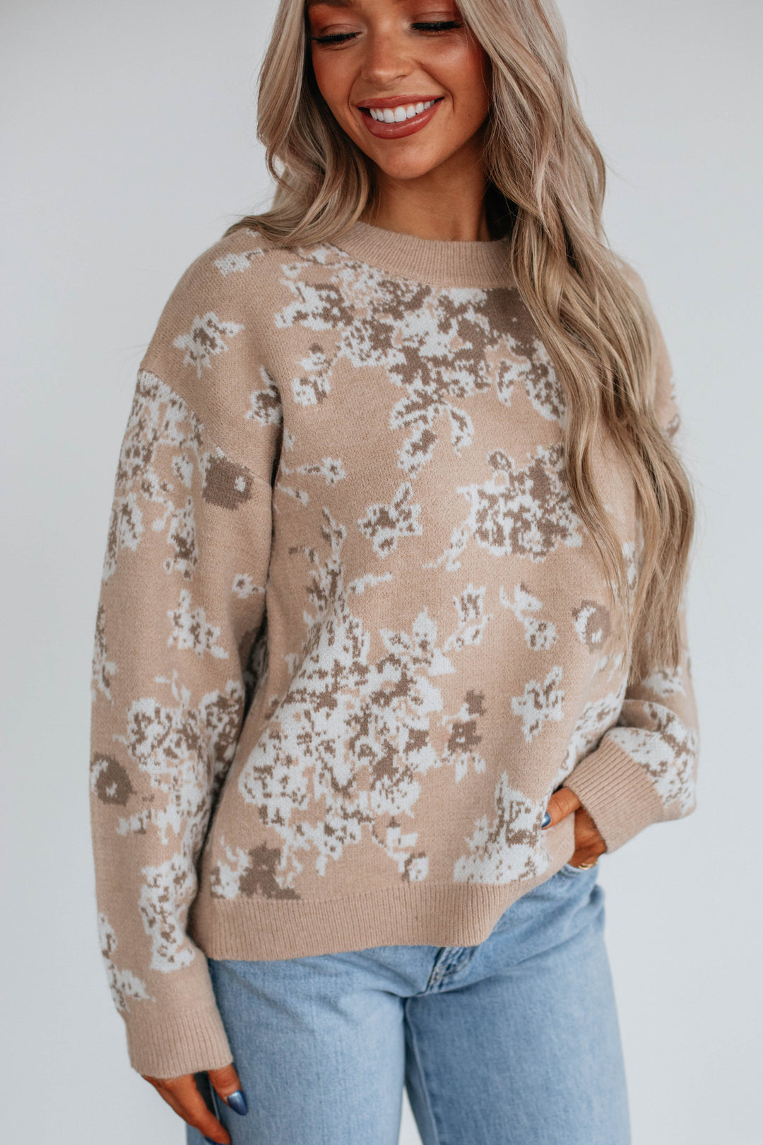 Adele Floral Sweater