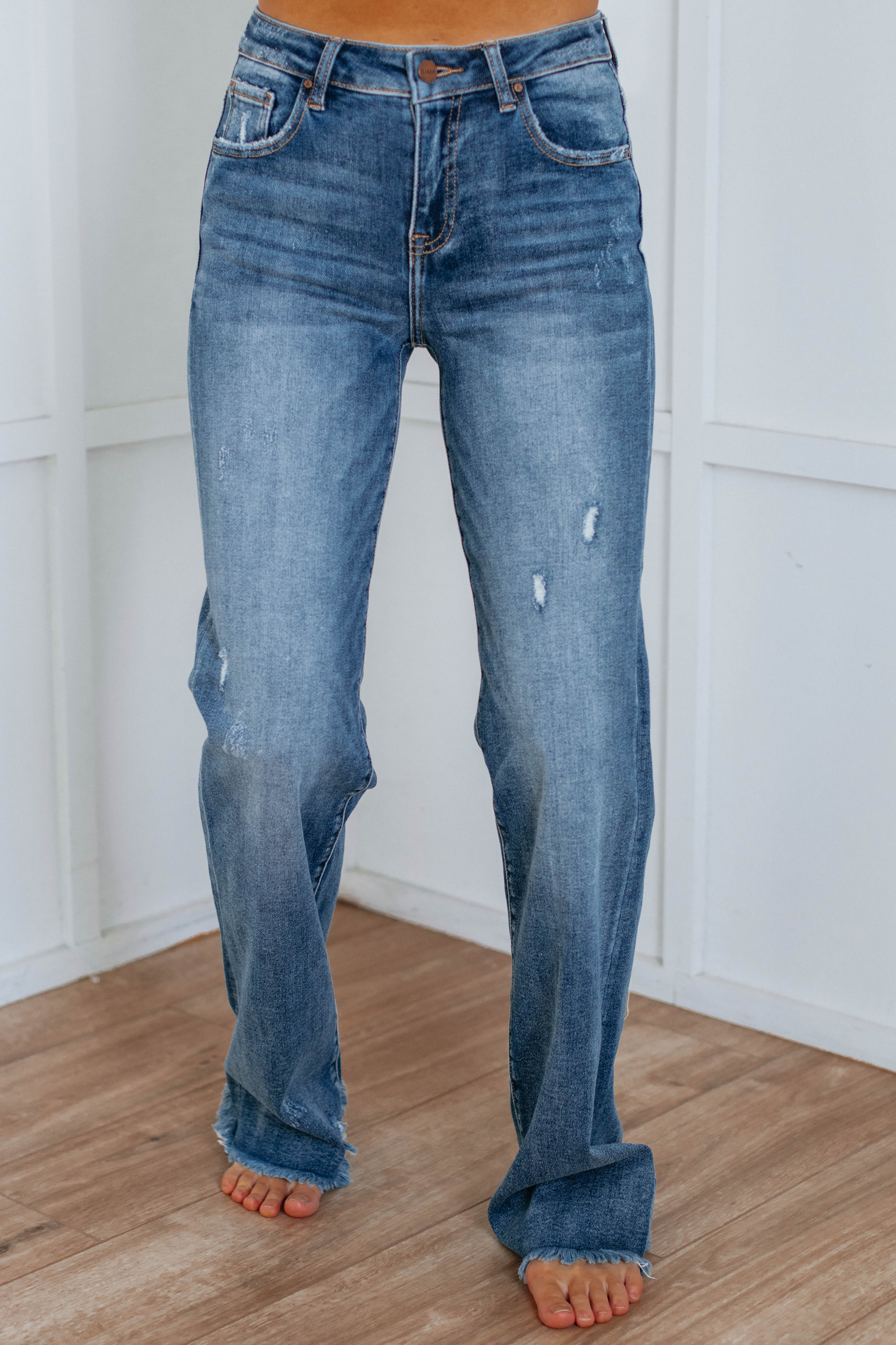 Aemi Risen Jeans - Medium Wash – Wild Oak Boutique