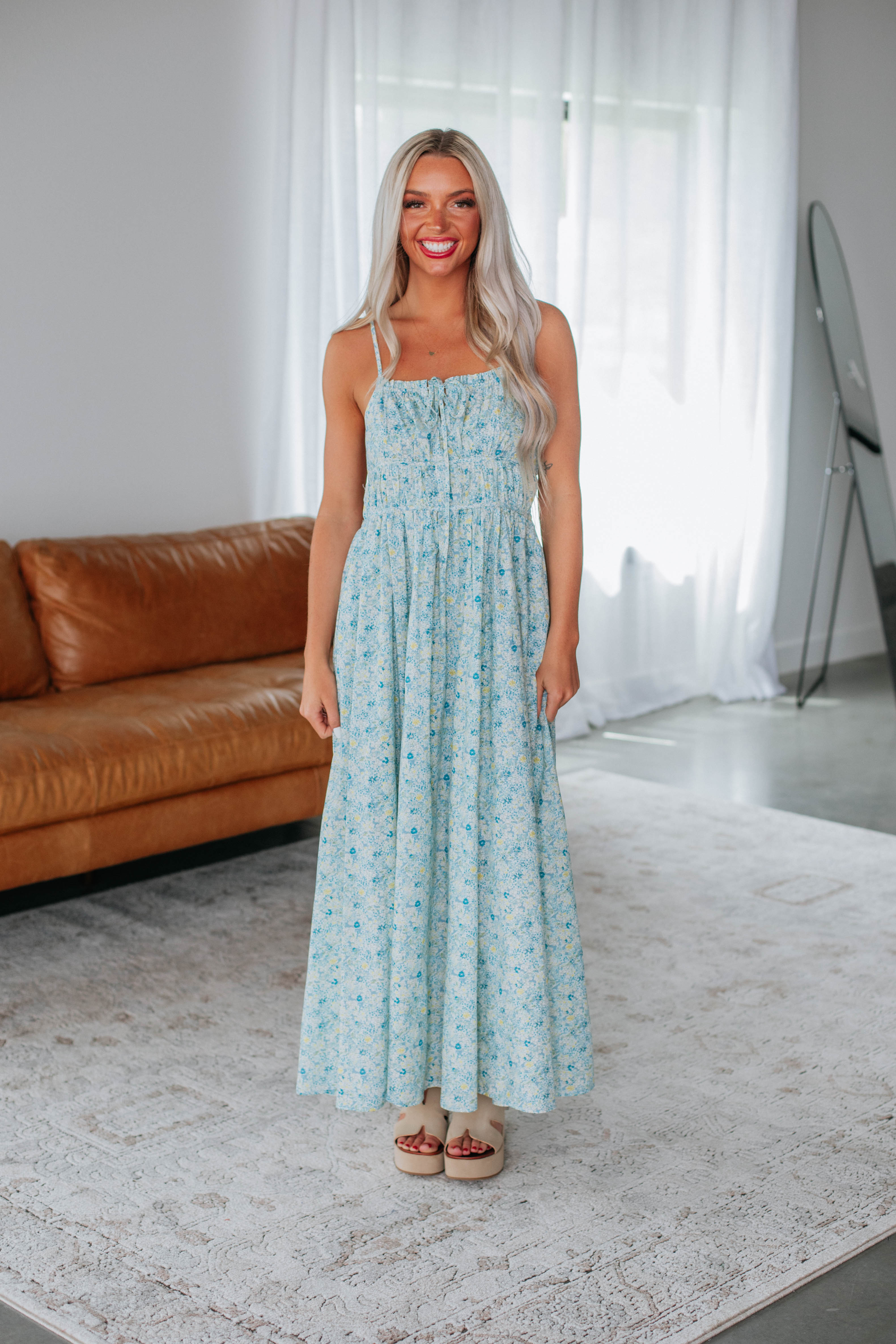 Alleah Maxi Dress Sky Blue Wild Oak Boutique