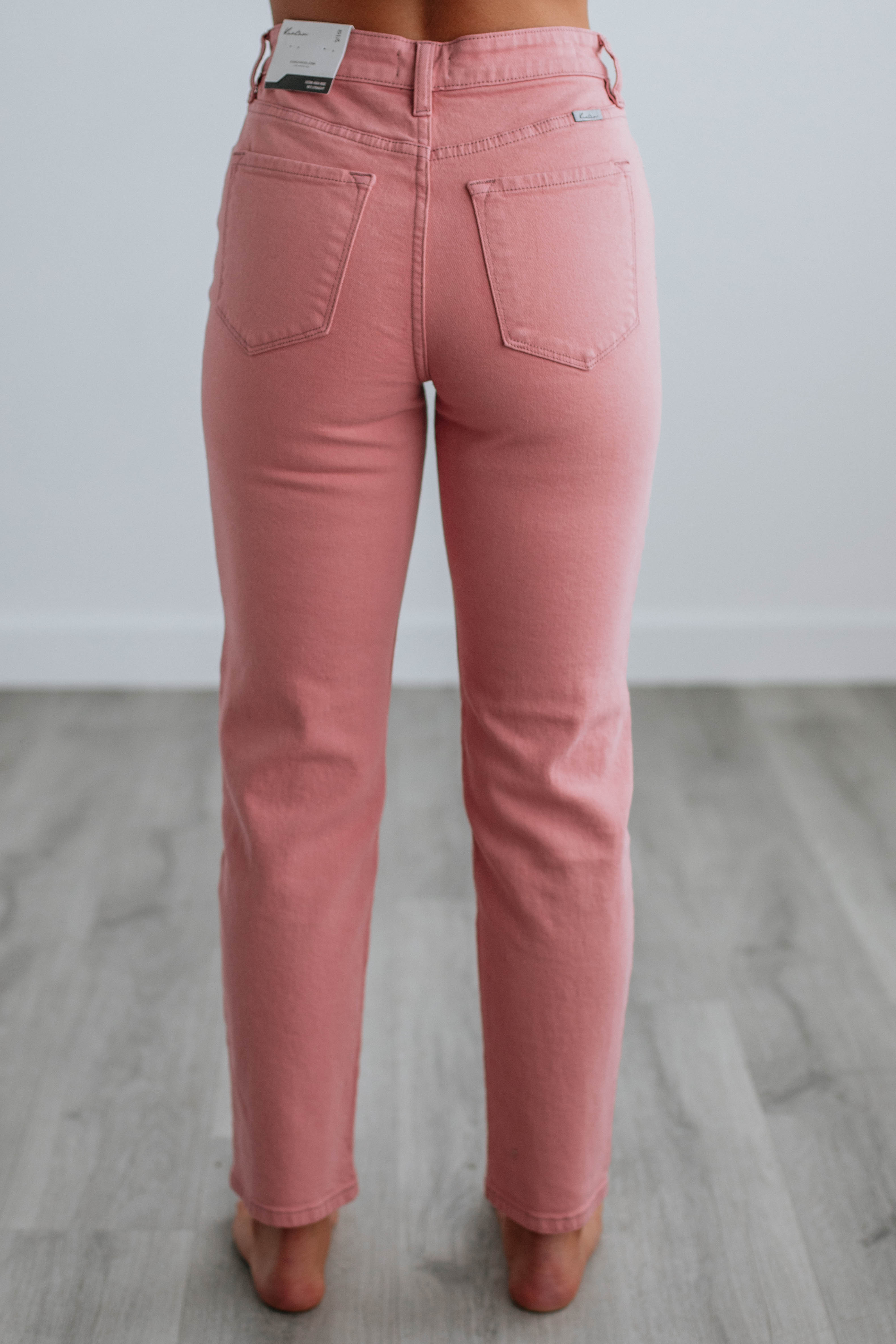 KanCan- Pink Lily- Distressed Mom Jeans (Size cheapest 9/28)