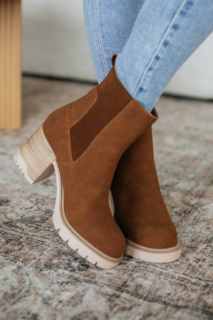 Anywhere With You Boots - Cognac