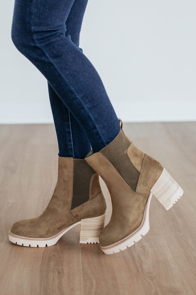 Anywhere With You Boots - Khaki