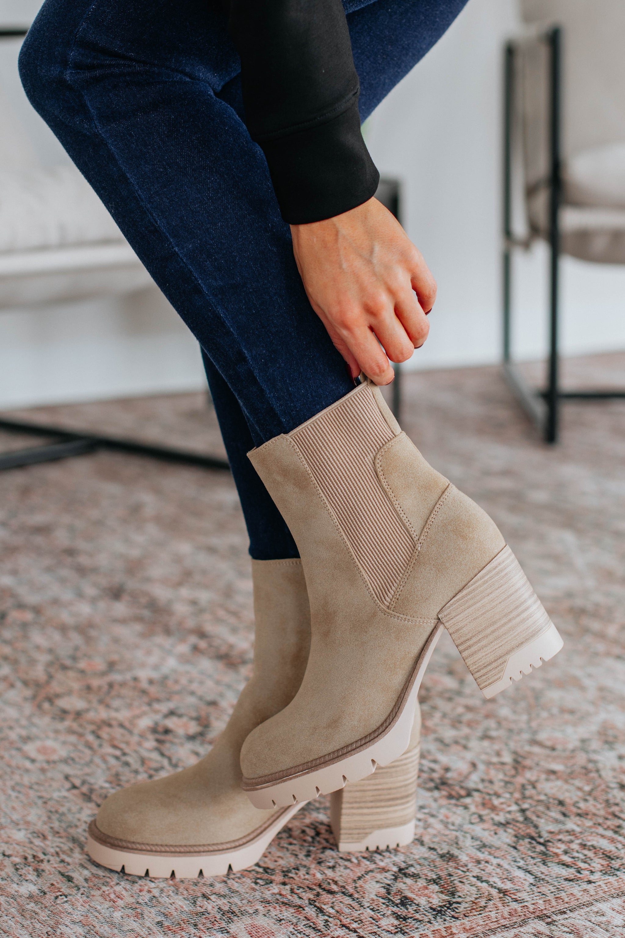 Anywhere With You Boots - Taupe