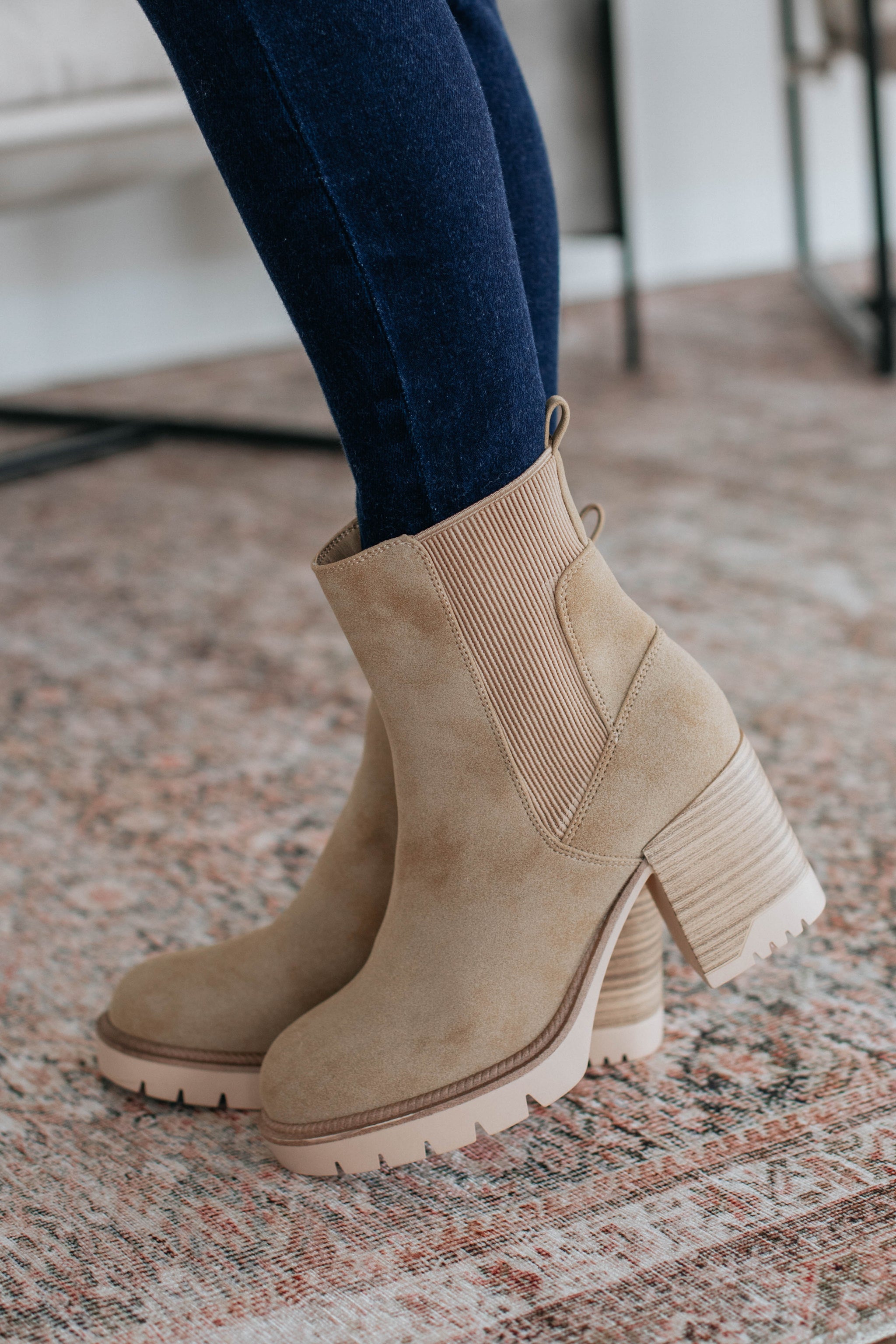 Anywhere With You Boots - Taupe