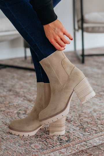 Anywhere With You Boots - Taupe