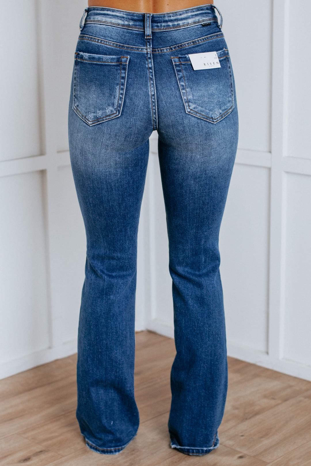 Monique Medium Wash Flare Jeans – THE WEARHOUSE
