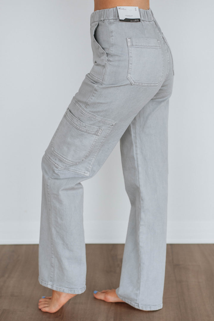 Aubrey KanCan Jeans - Grey