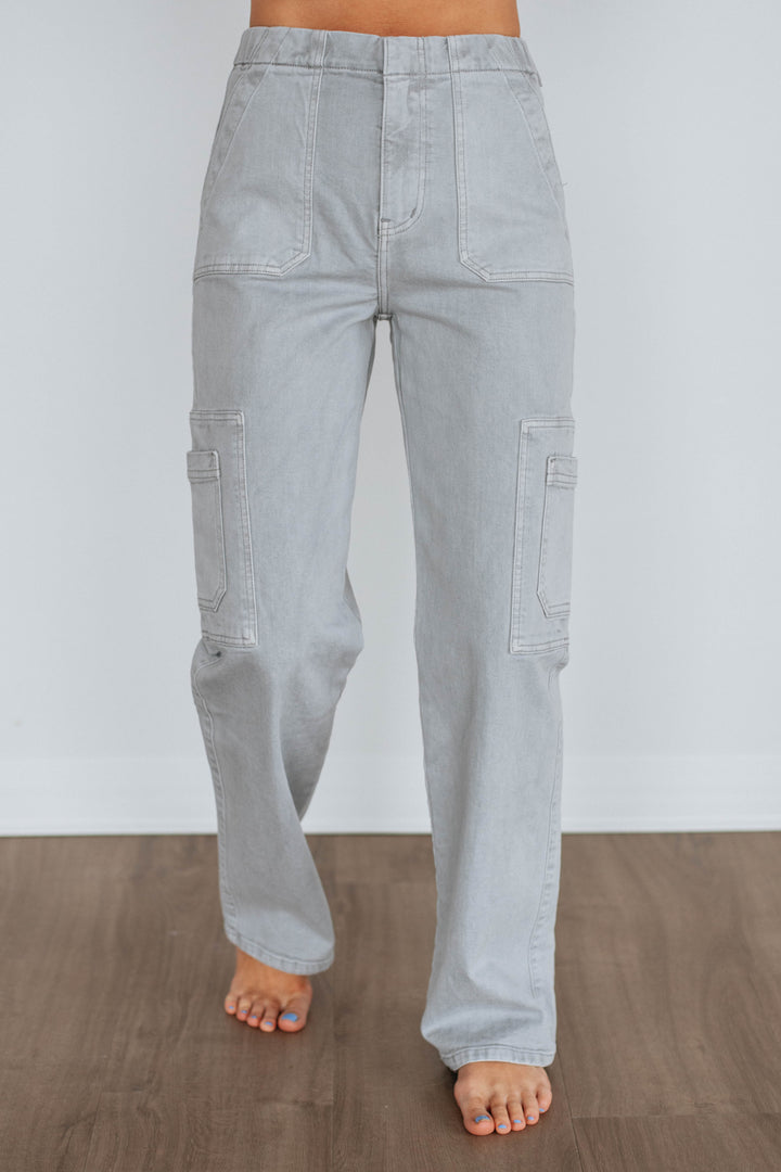 Aubrey KanCan Jeans - Grey