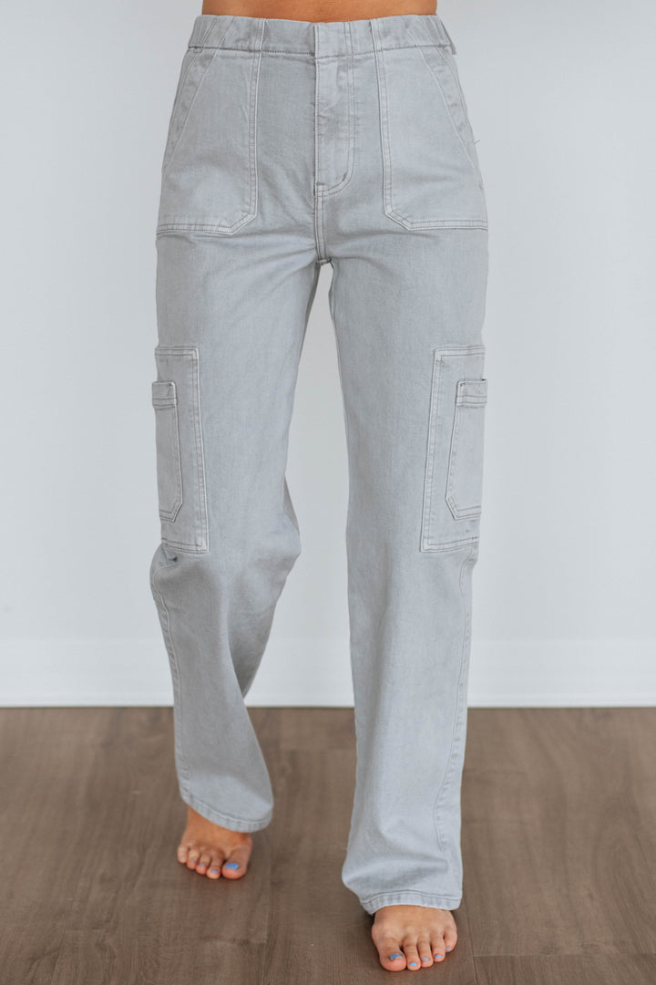 Aubrey KanCan Jeans - Grey