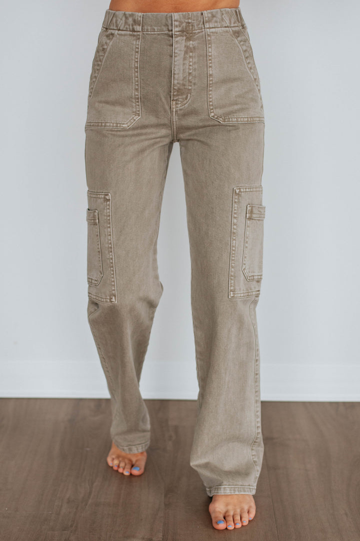 Aubrey KanCan Jeans - Khaki