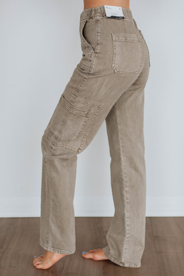 Aubrey KanCan Jeans - Khaki