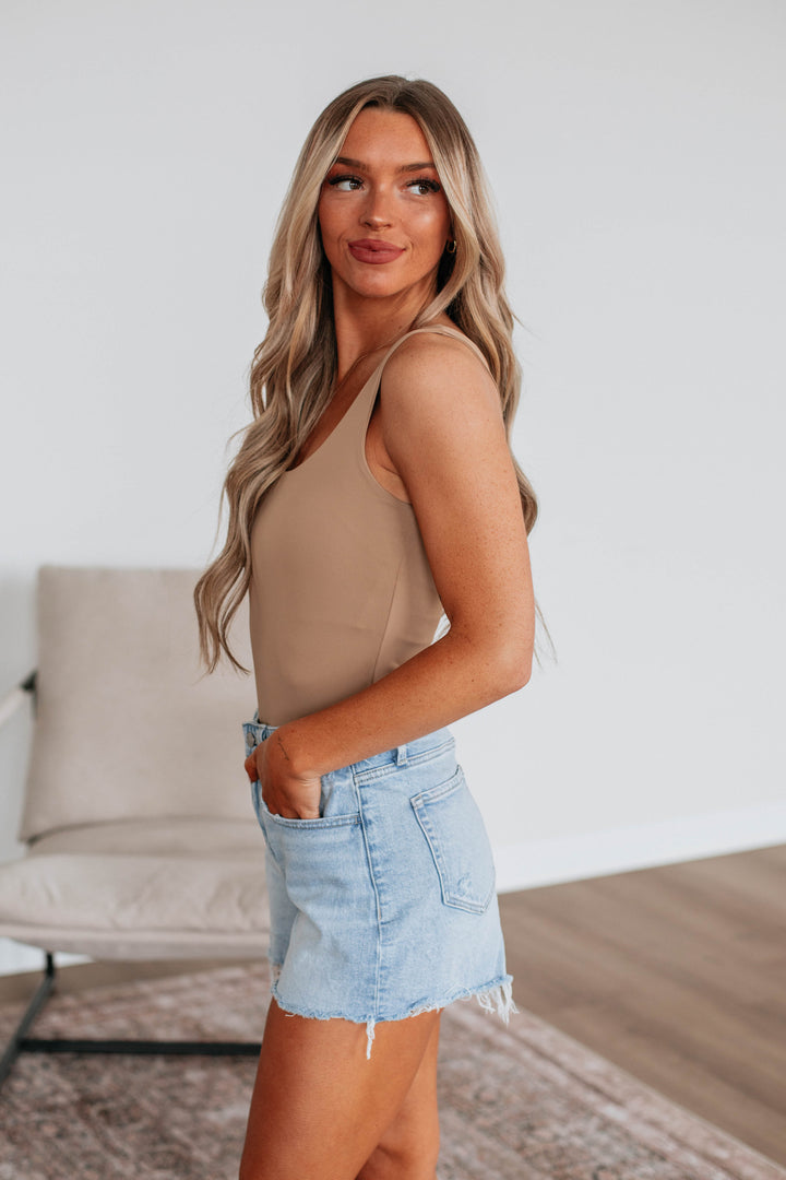 Ayanna Basic Bodysuit - Macchiato