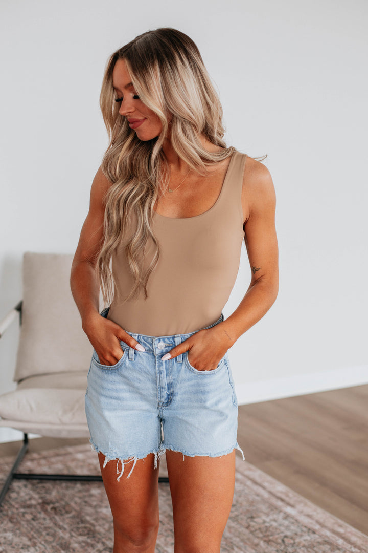 Ayanna Basic Bodysuit - Macchiato