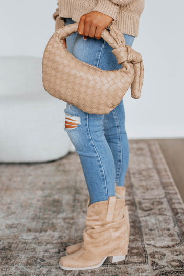 Babe Alert Handbag - Taupe