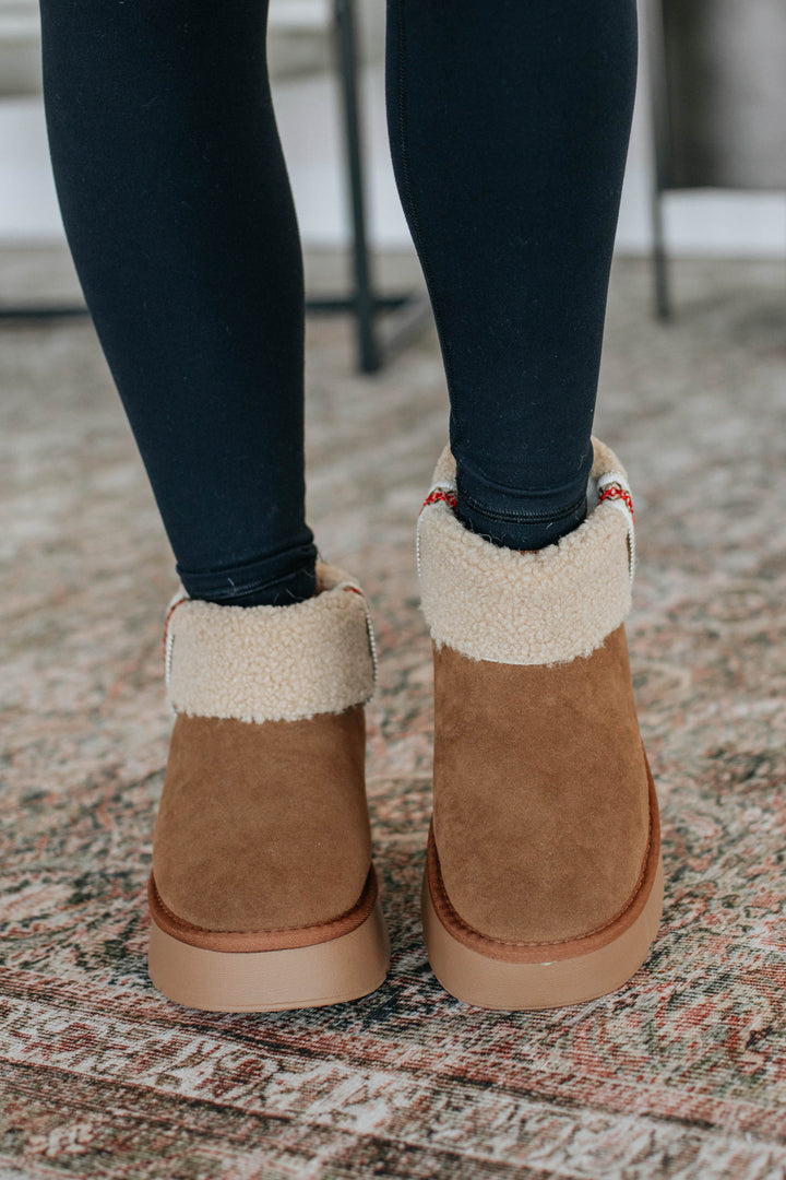 Baby It's Cold Outside Boots - Tan