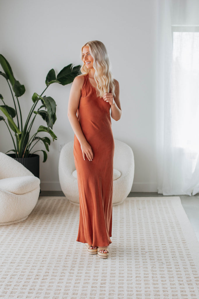 Bauer Maxi Dress - Rust