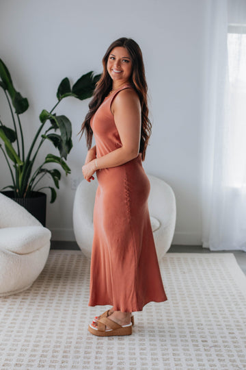 Bauer Maxi Dress - Rust