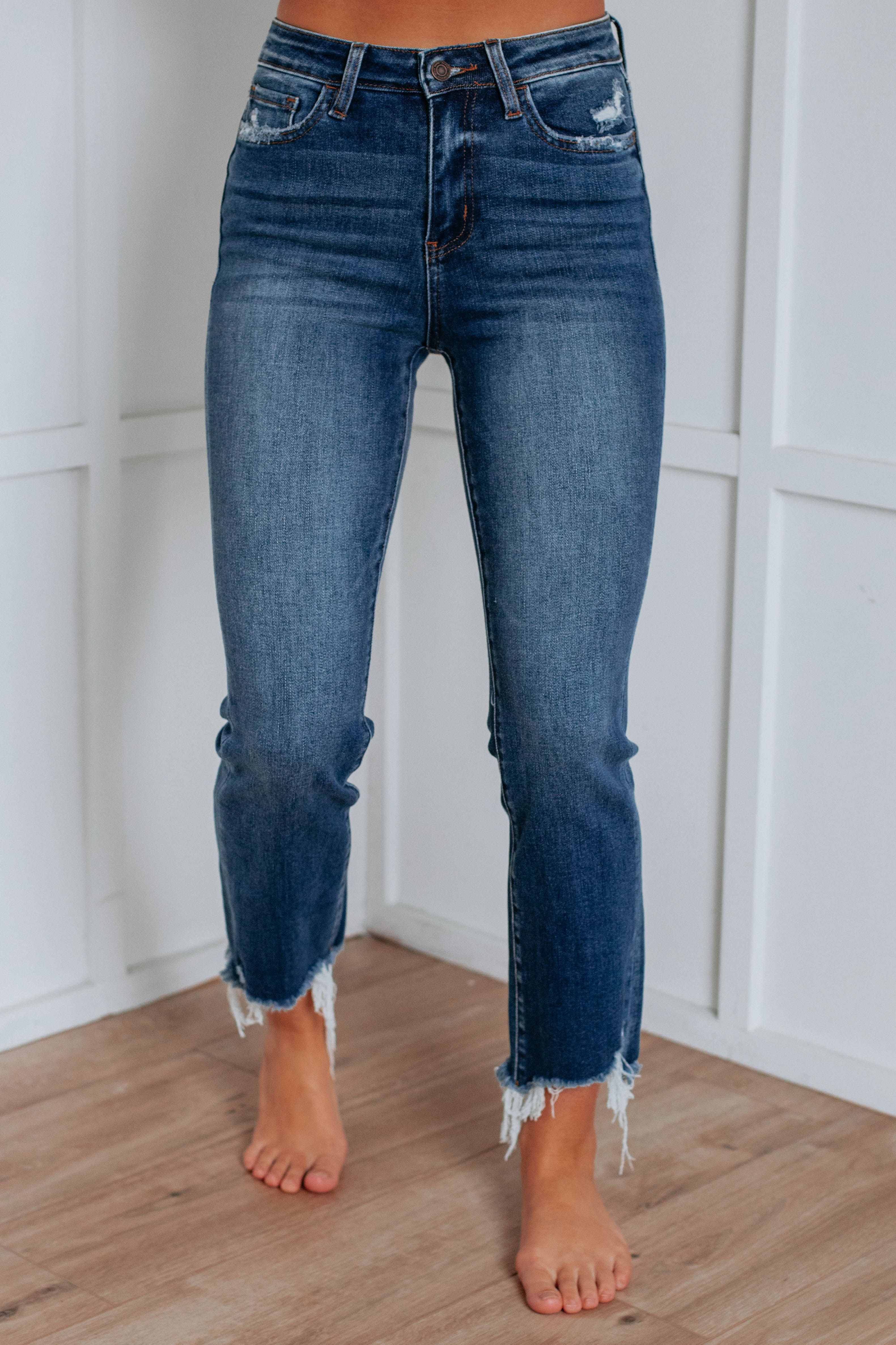 Bella Vervet Jeans Dark Wash Wild Oak Boutique