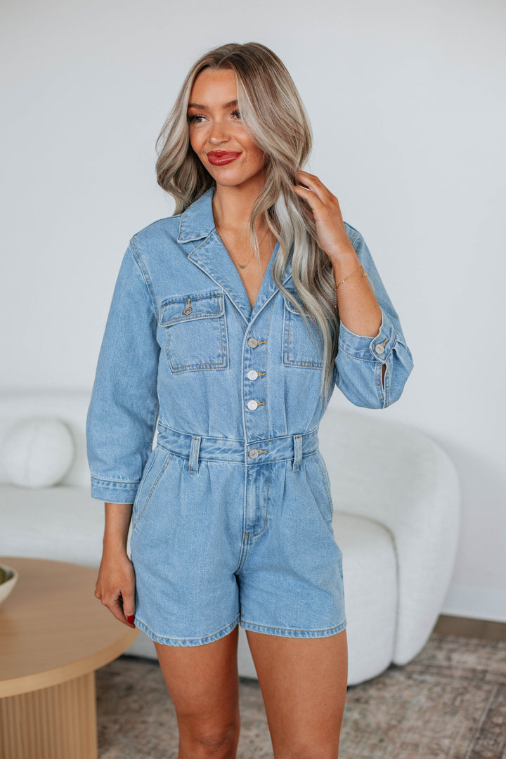 Bellamy Denim Romper