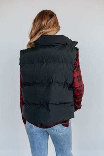 Blayke Puffer Vest - Black