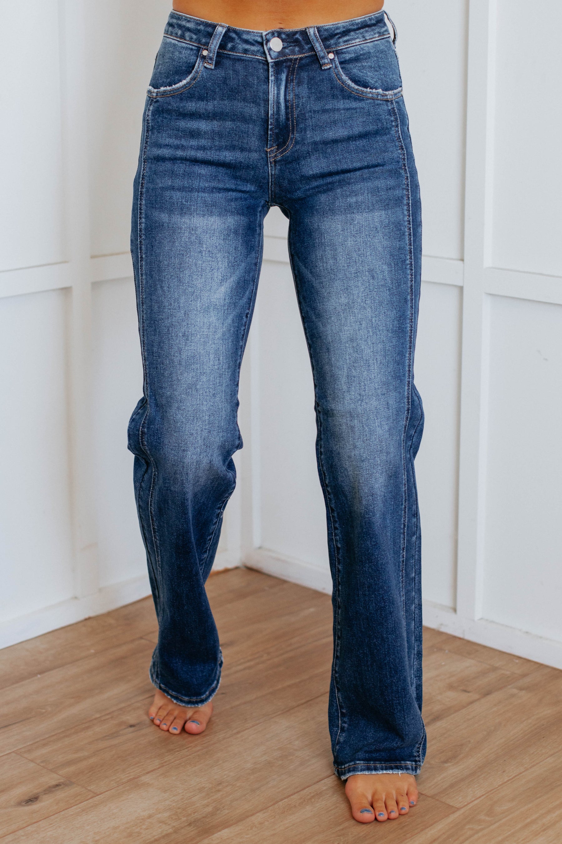 Calina Risen Jeans - Dark Wash – Wild Oak Boutique