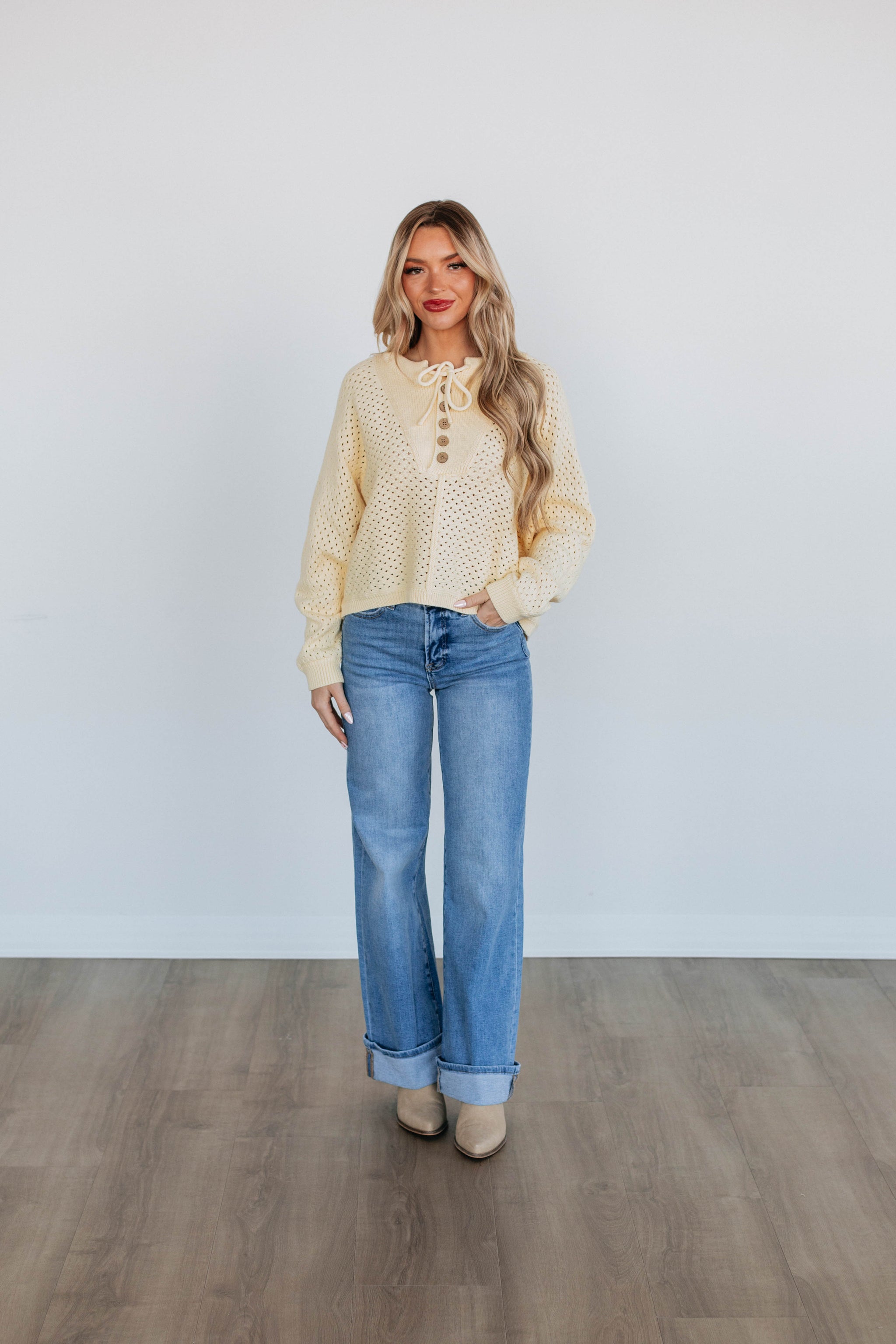 Callee Knit Sweater - Daffodil