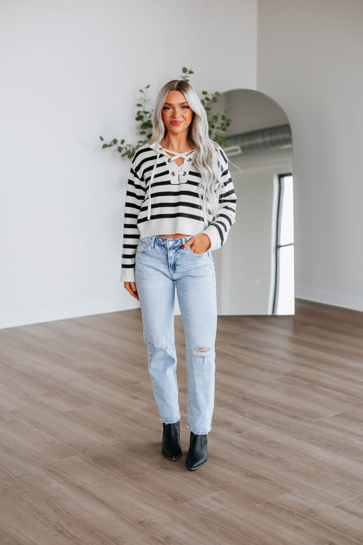 Carliece Striped Sweater