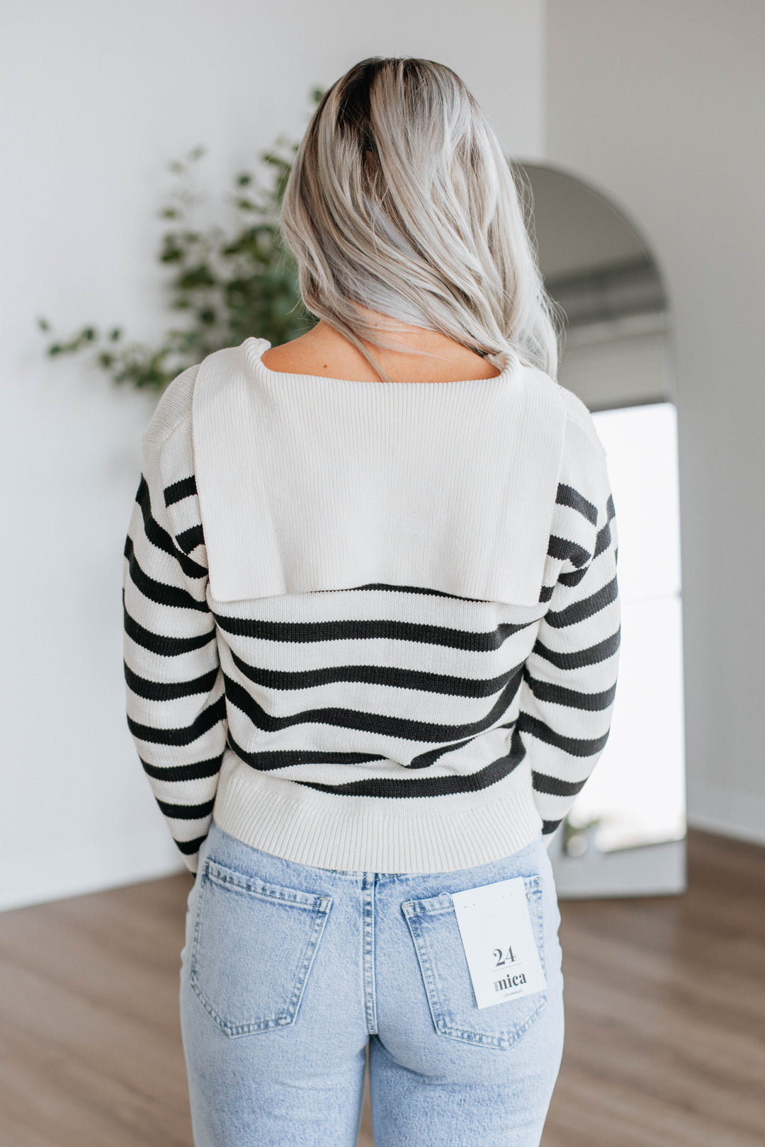 Carliece Striped Sweater