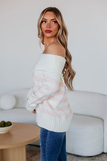 Chantelle Off The Shoulder Sweater - Ivory