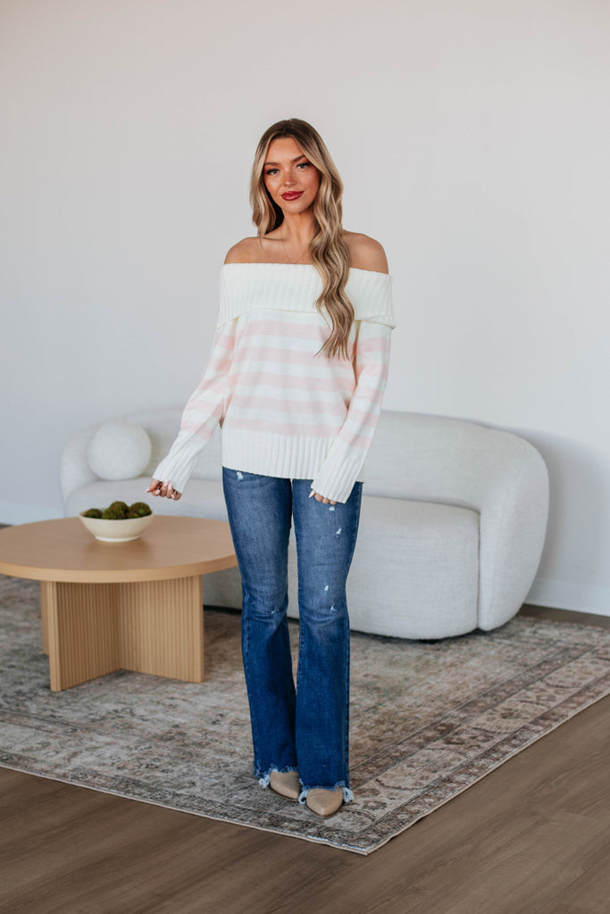 Chantelle Off The Shoulder Sweater - Ivory