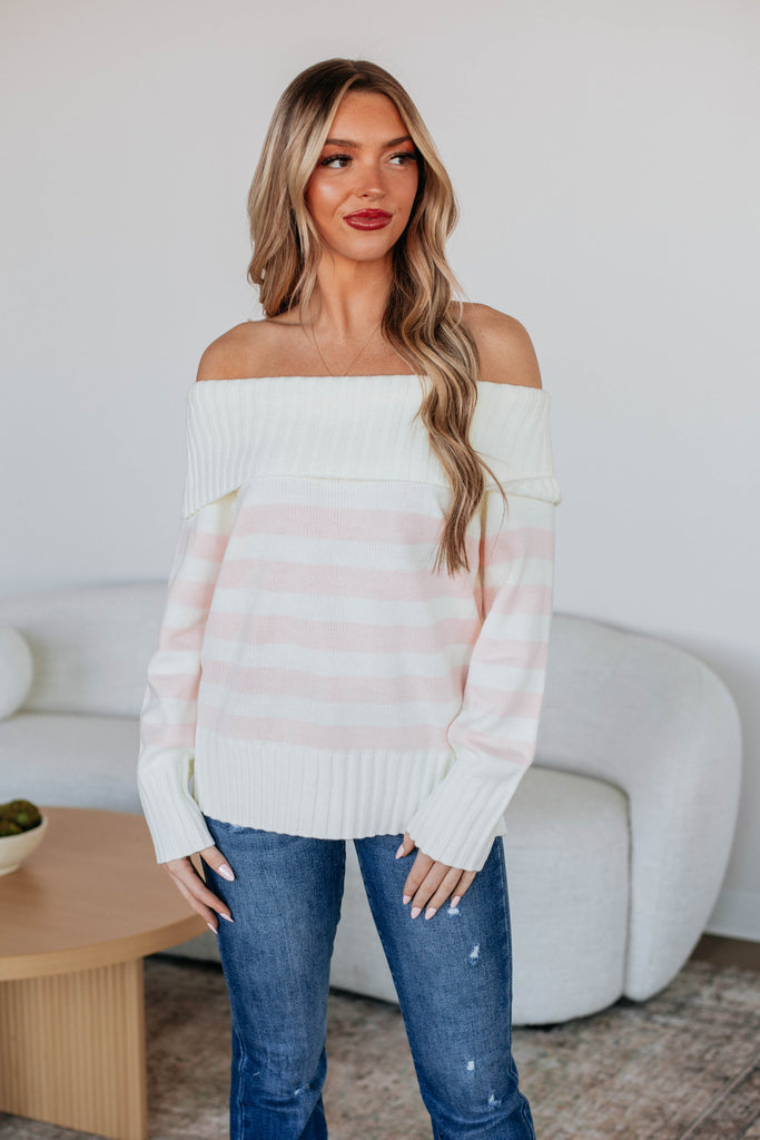 Chantelle Off The Shoulder Sweater - Ivory