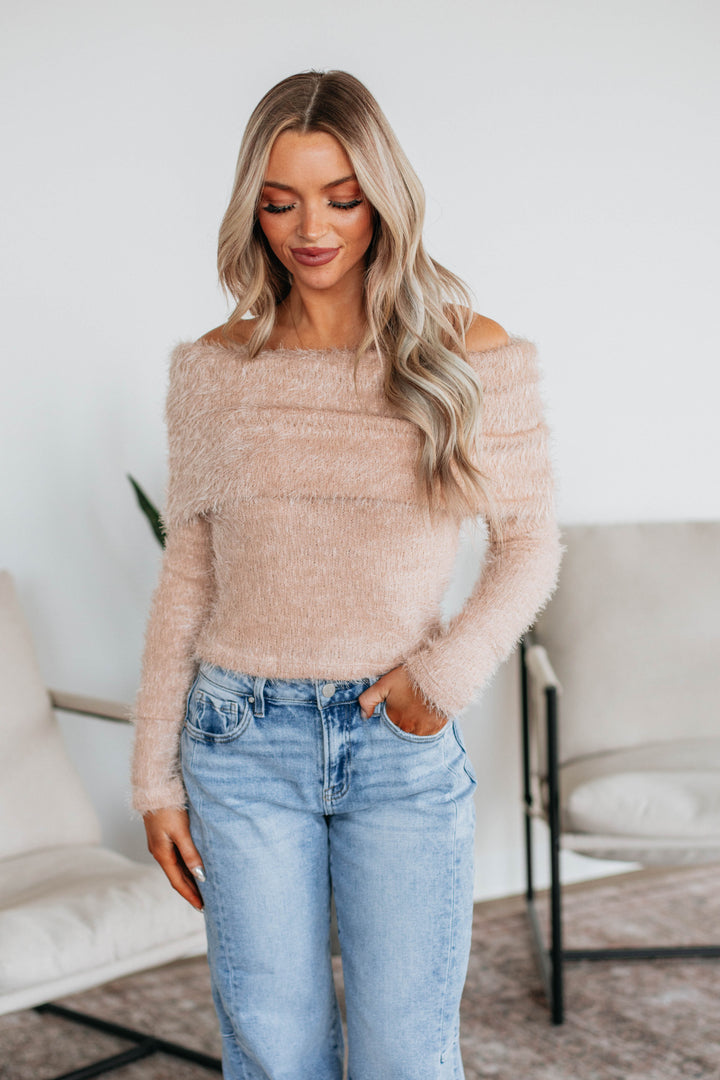 Convincing Composure Top - Dusty Pink