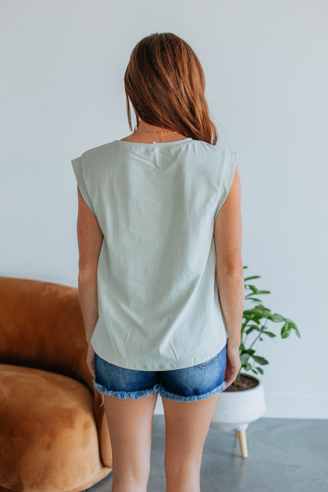 Dakotah Basic Top - Light Sage