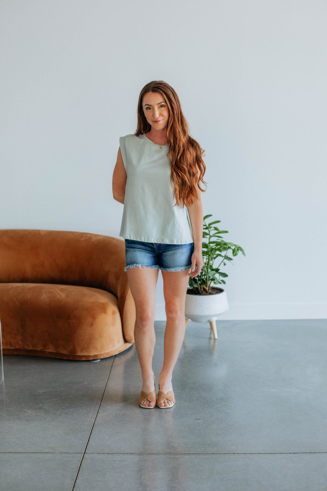 Dakotah Basic Top - Light Sage