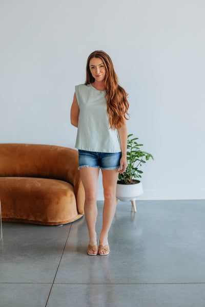 Dakotah Basic Top - Light Sage