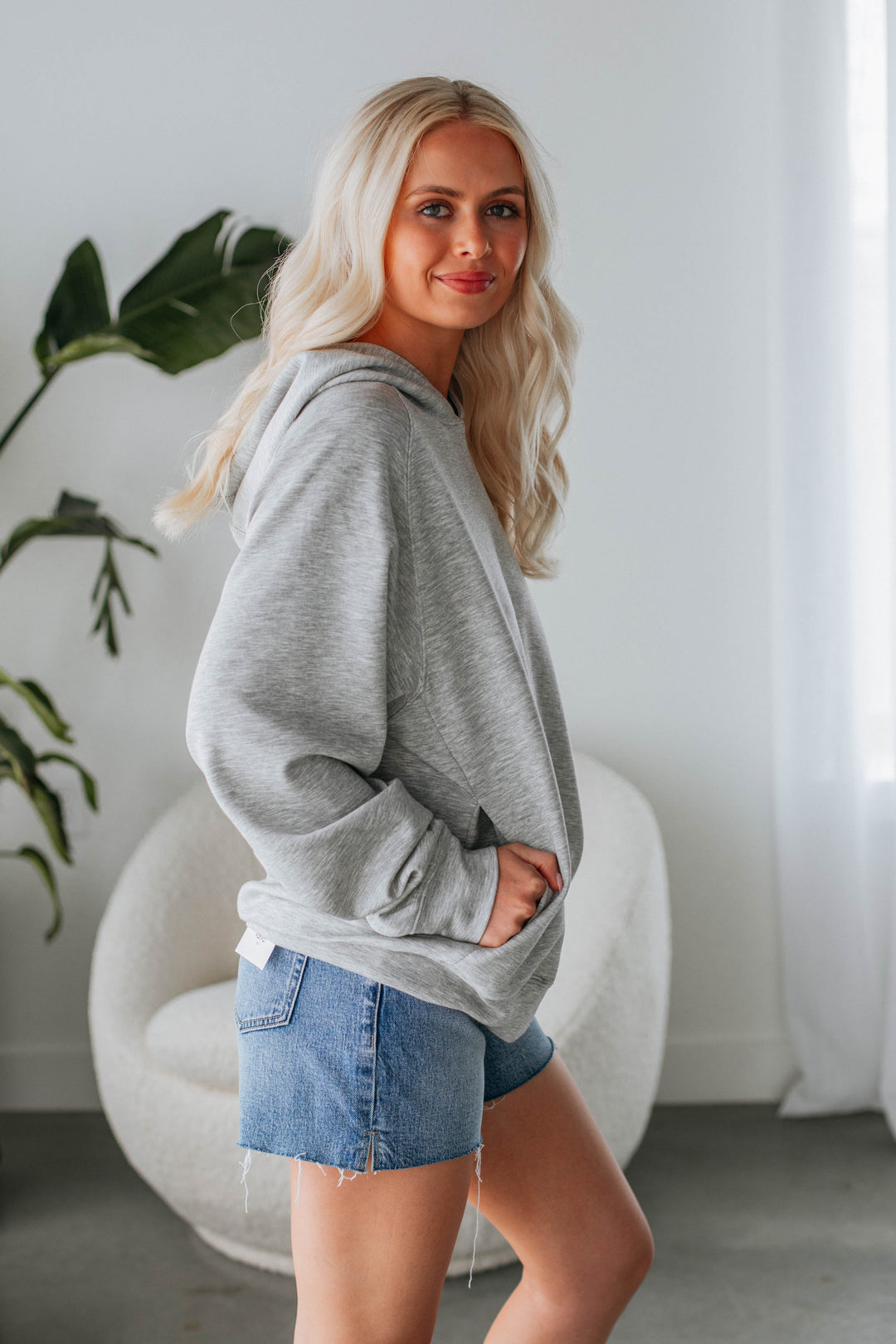 Daniella Hoodie - Heather Grey