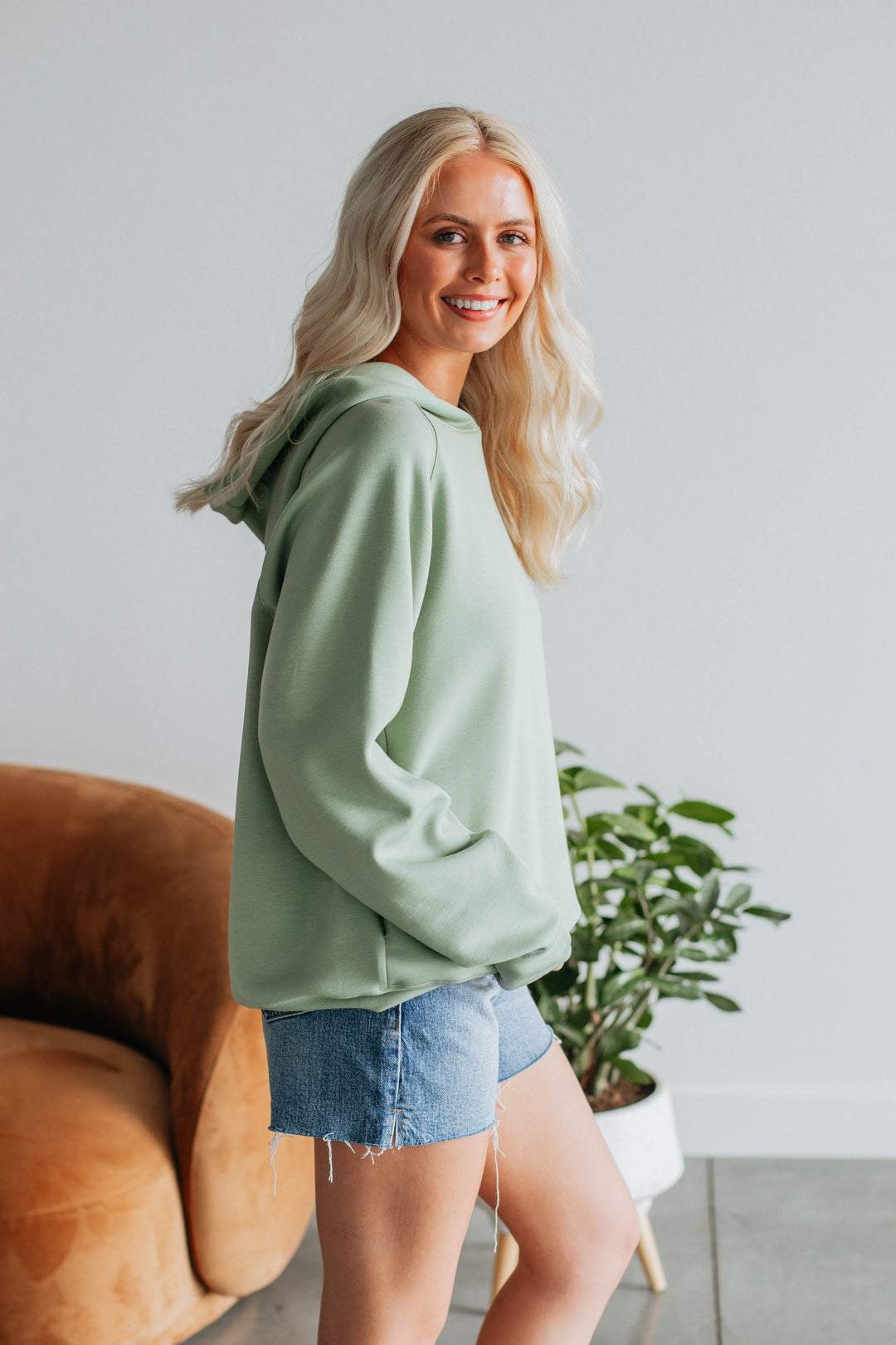 Daniella Hoodie - Pistachio