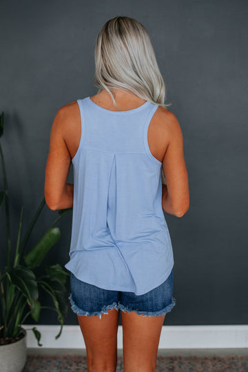 Dava Basic Tank - Powder Blue