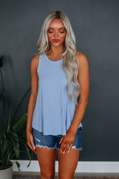 Dava Basic Tank - Powder Blue