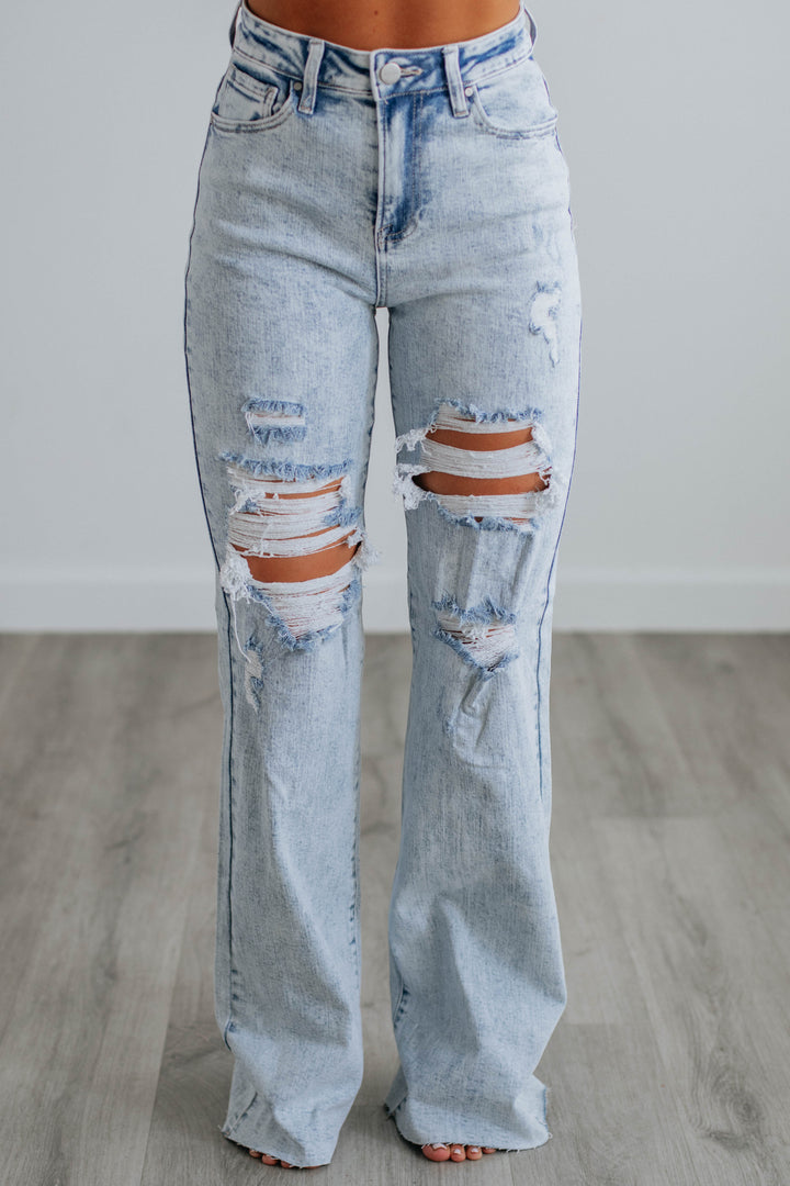 Georgia Risen Jeans - Light Wash