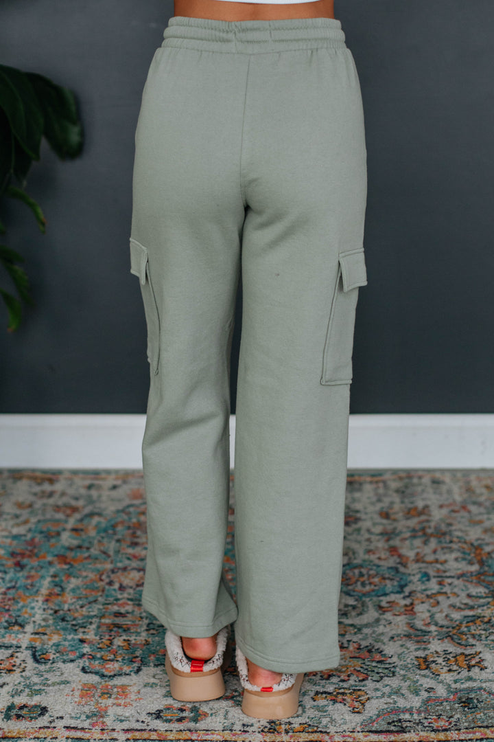 Do Not Disturb Cargo Lounge Pants - Sage