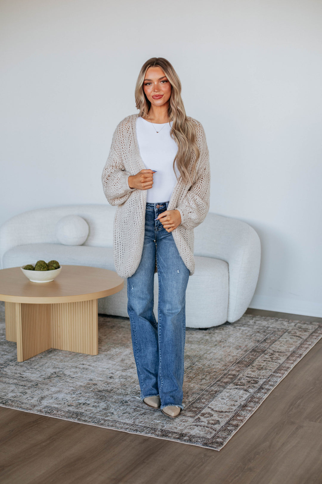 Dreya Knit Cardigan - Ecru