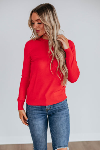 Eldridge Long Sleeve Top - Poppy