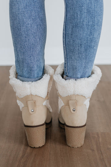 Embracing The Chill Boots - Taupe