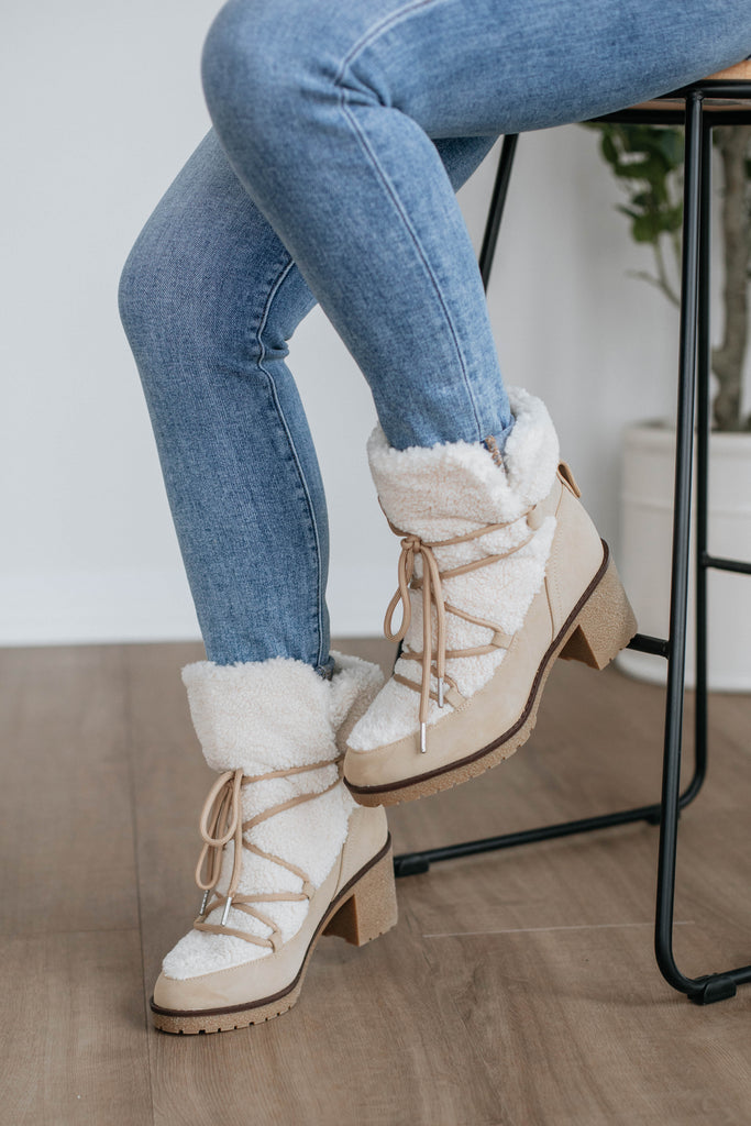 Embracing The Chill Boots - Taupe